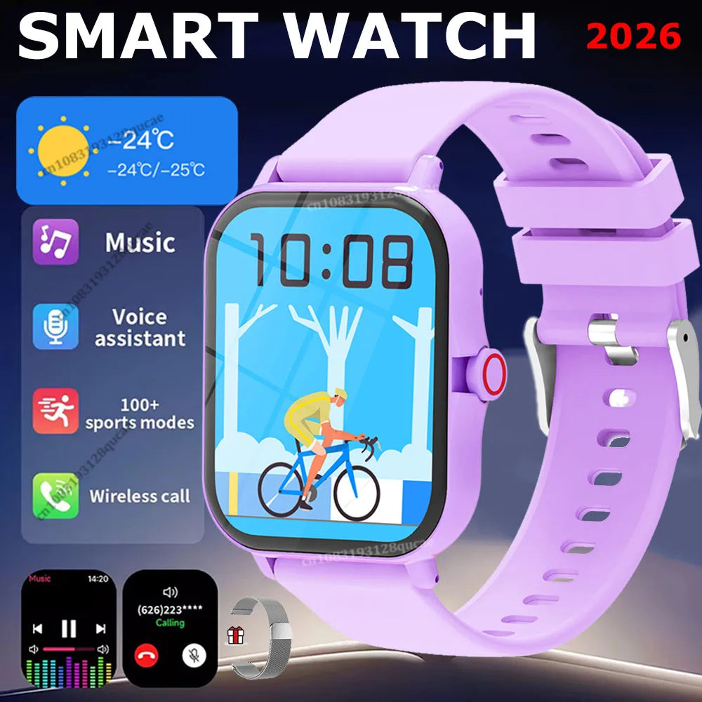 Smart Watch 1.83" Bluetooth Calls Heart Rate Fitness Tracker