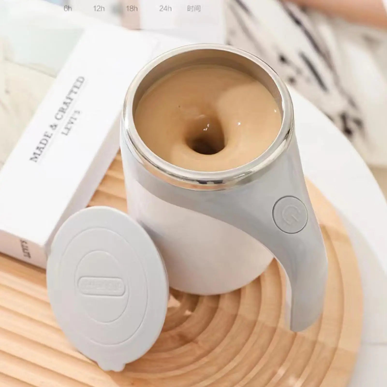URGGU Self-Stirring Coffee Mug 380ml – Rechargeable Magnetic Cup