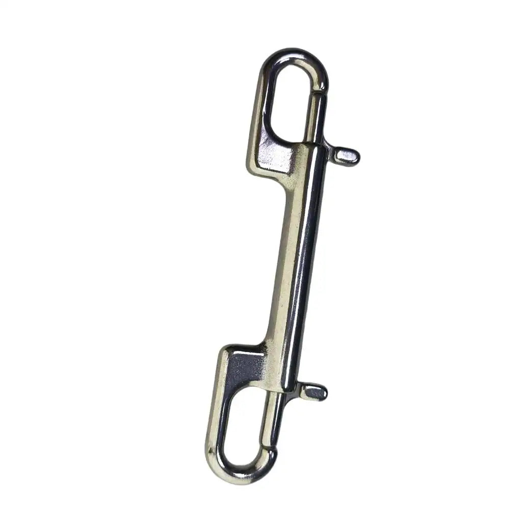 120mm Scuba Dive 316 Stainless Steel Swivel Double End Snap Hook For Diving Reel DSMB Sausage Clip Dive Gear Oasis Select