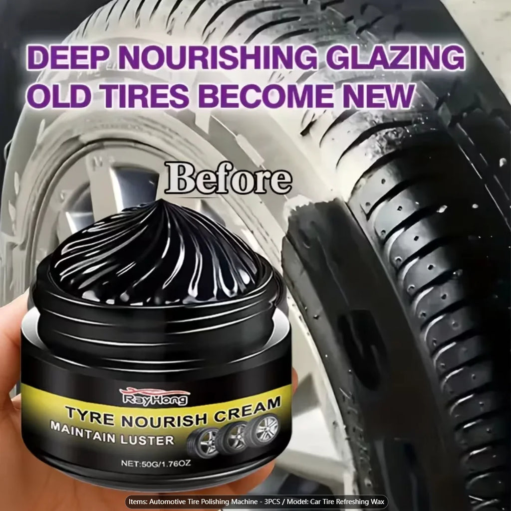 Car Tire Shine Wax – Brightener, Waterproofer & Trim Care Tire Shine Wax Oasis Select Default Title