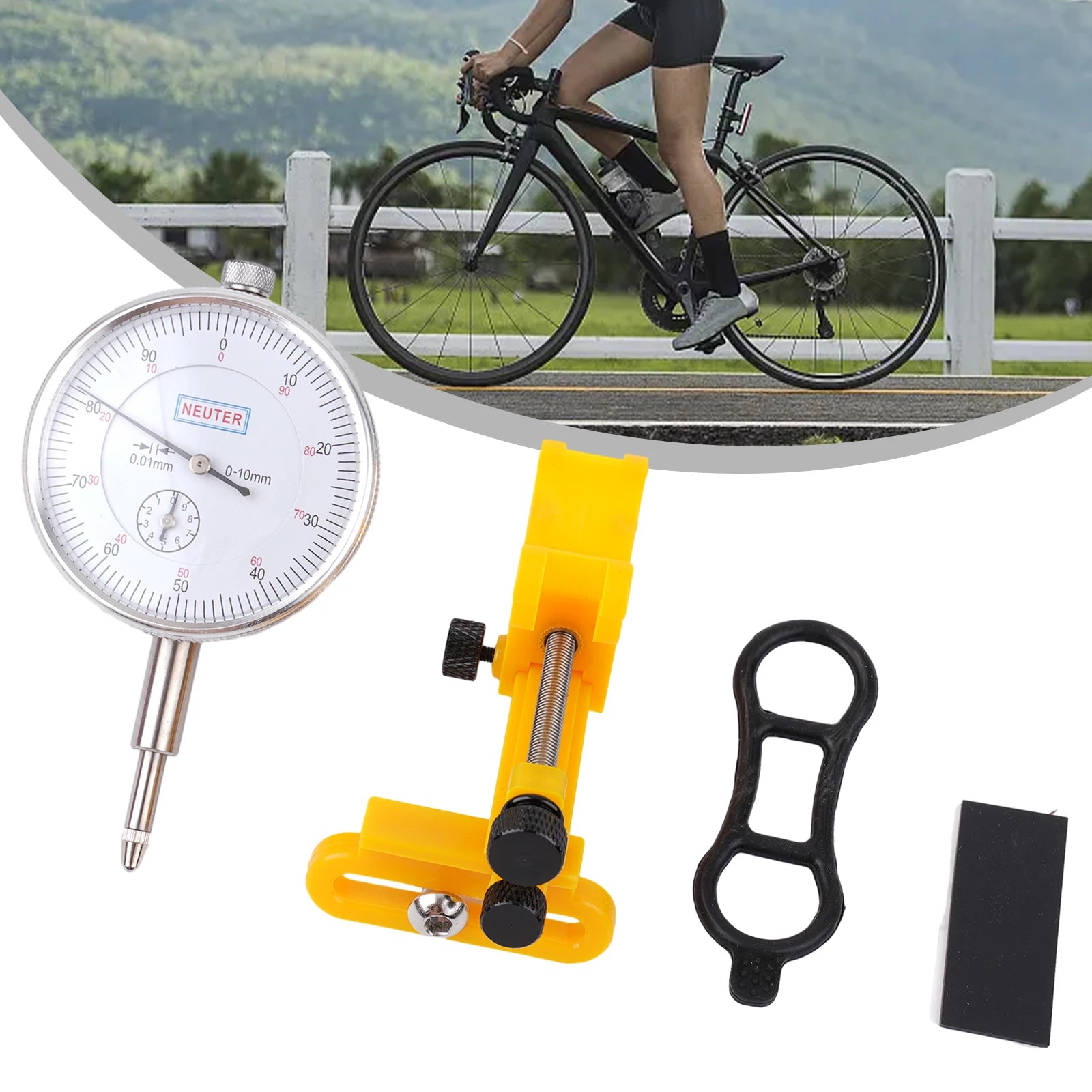 Easy to Use Wheel Truing Stand for Bike Rims Achieve Millimeter perfect Truing with the Screw Adjustment Design Oasis Select