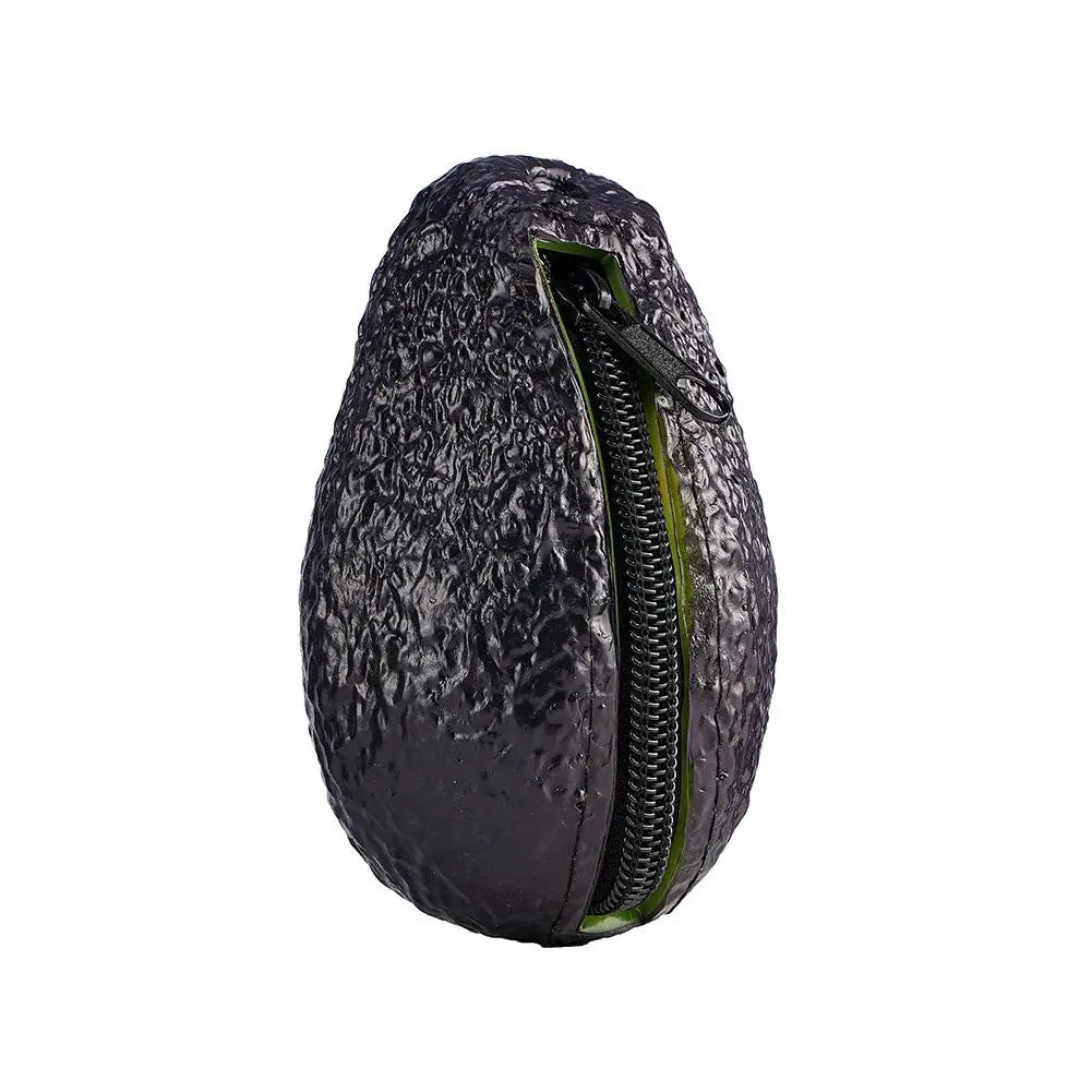 2025NEW Creative Avocado Shape Mini Coin Purse Wallet Bag Pouch Novelty Portable Storage Girls Fun Handbag Zipper Pocket Gift Oasis Select 1pc