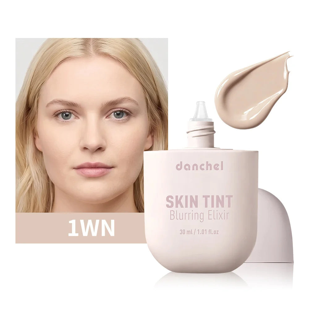 Skin Tint Blurring Elixir Foundation 24 Colors Concealer Blur Pores Fine Lines Long Lasting Hydrating Makeup For All Skin Tone Oasis Select 1 1WN