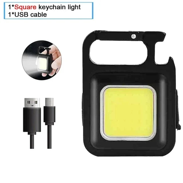 USB Rechargeable LED COB Sensor Headlamp White Light Head Torch Work Lamp Outdoor Waterproof Camping Fishing Lantern Headlight Oasis Select Key Chain light