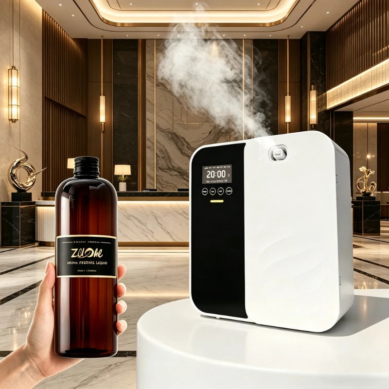 Intelligent Aromatherapy Machine Humidifier Bedroom Fresh Air Toilet Deodorization Fragrance 500ml Large Capacity Aroma Diffuser Oasis Select
