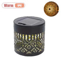 1-8PCS Solar Sunflower Mandala Wall Lantern Outdoor Waterproof Decorative Light for Garden Fence Patio Pathway Night Oasis Select Warm-1PC