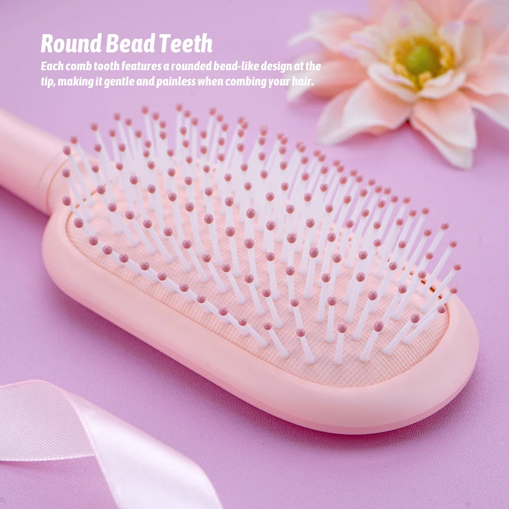 Mini Air Cushion Detangling Hairbrush – Anti-Static Massage Comb Hair Detangling Brush Oasis Select