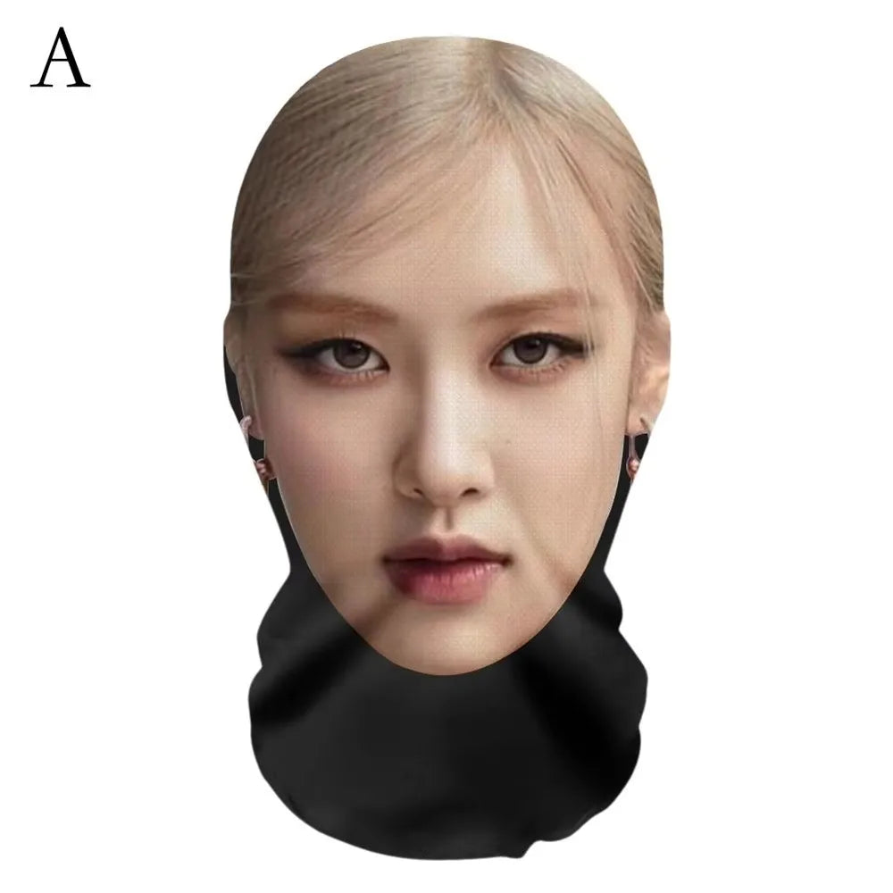 Full Face Mask Interesting 3D Printed Seamless Simulation Mesh Mask For Men Women 박채영 Apt Songs Party Supplies Cosplay Props Oasis Select A