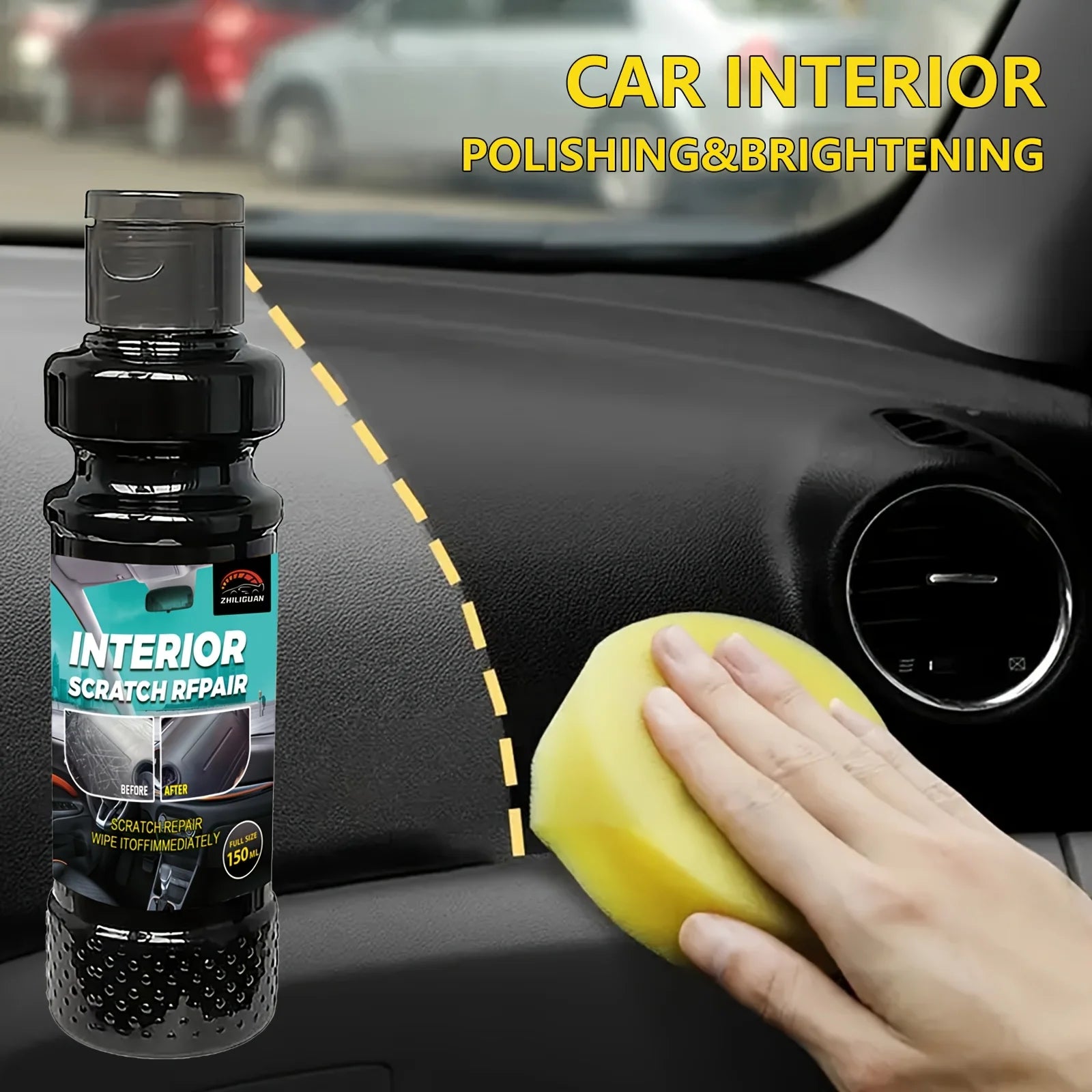 Car Interior Scratch Repair Cream – Plastic & Seat Safe