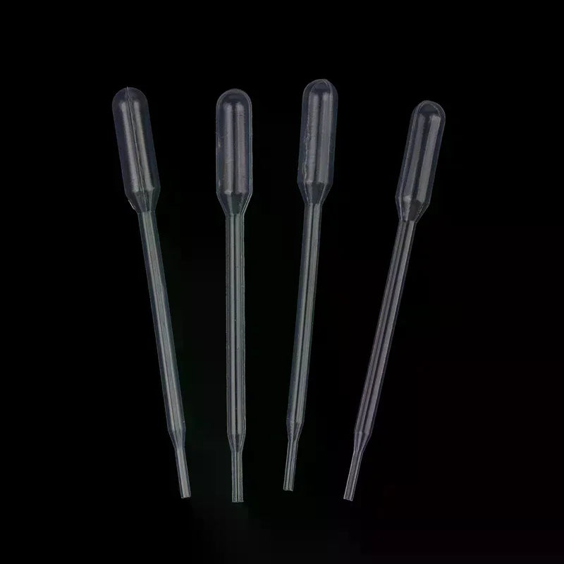 100Pcs 0.5ML Plastic Disposable Pipettes Squeeze Transfer Pipettes Dropper For Silicone Mold UV Epoxy Resin Jewelry Making Oasis Select