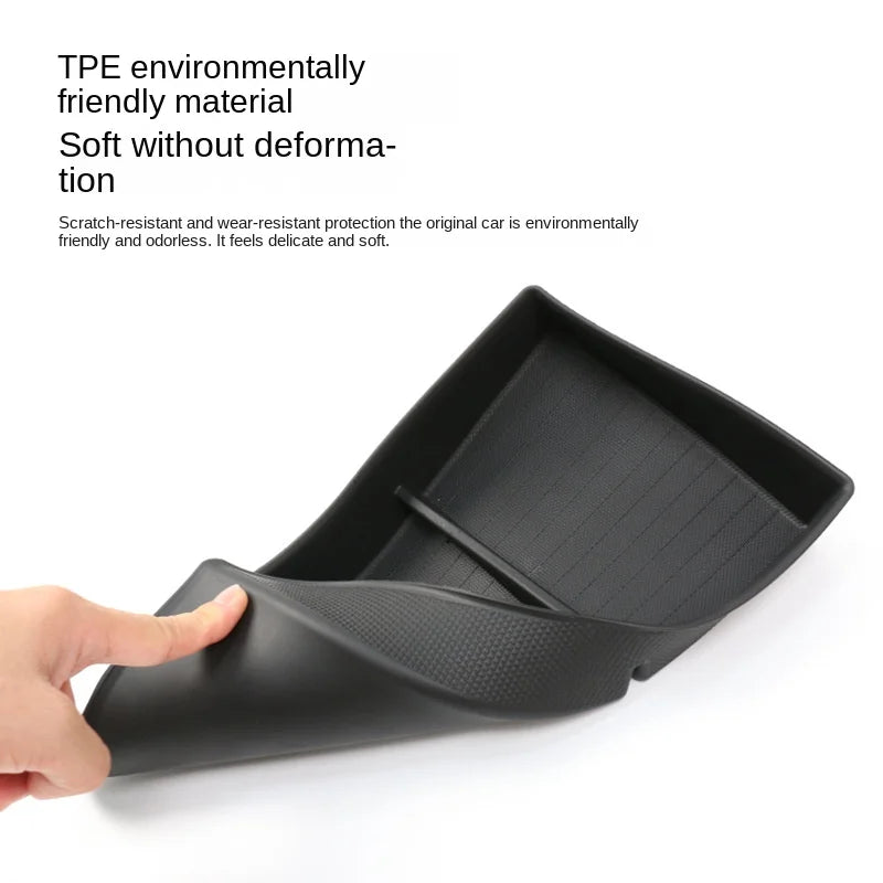 For Tesla Model Y 3 2021 2022 2023 Center Console Storage Box Central Armrest Organizer Tray Interior Accessories Organizer Oasis Select
