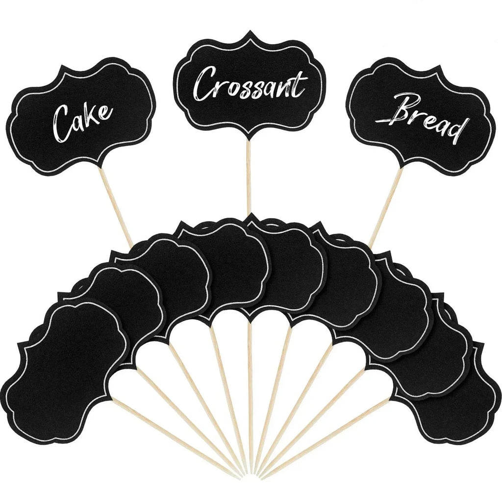 1 Set Mini Blackboard Paperboard Message Slate Business Card Holder Memo Label Brand Number Table Price For Party Decor Supplies Oasis Select