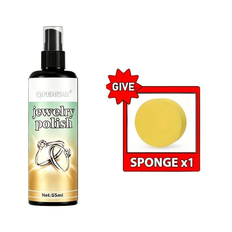 Advanced Jewelry Polishing Spray Tarnish & Oxidation Remover - Quick Brilliance Restoration Brightener for Long-lasting Luster Oasis Select