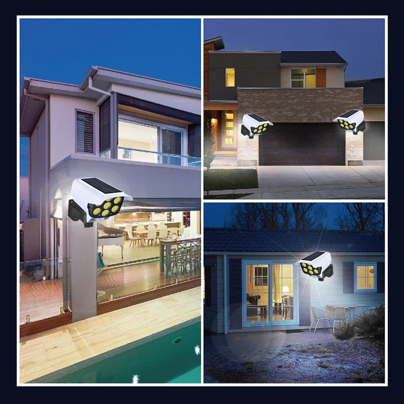 Solar LED Wall Light 3-Mode Motion Sensor & Remote | IP65