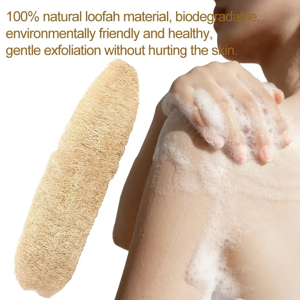 1PC Natural Loofah Sponges Organic Loofahs Natural Luffa Body Wash Sponge, Exfoliating Scrubber, Remove Dead Skin, Made Soap,Spa Oasis Select