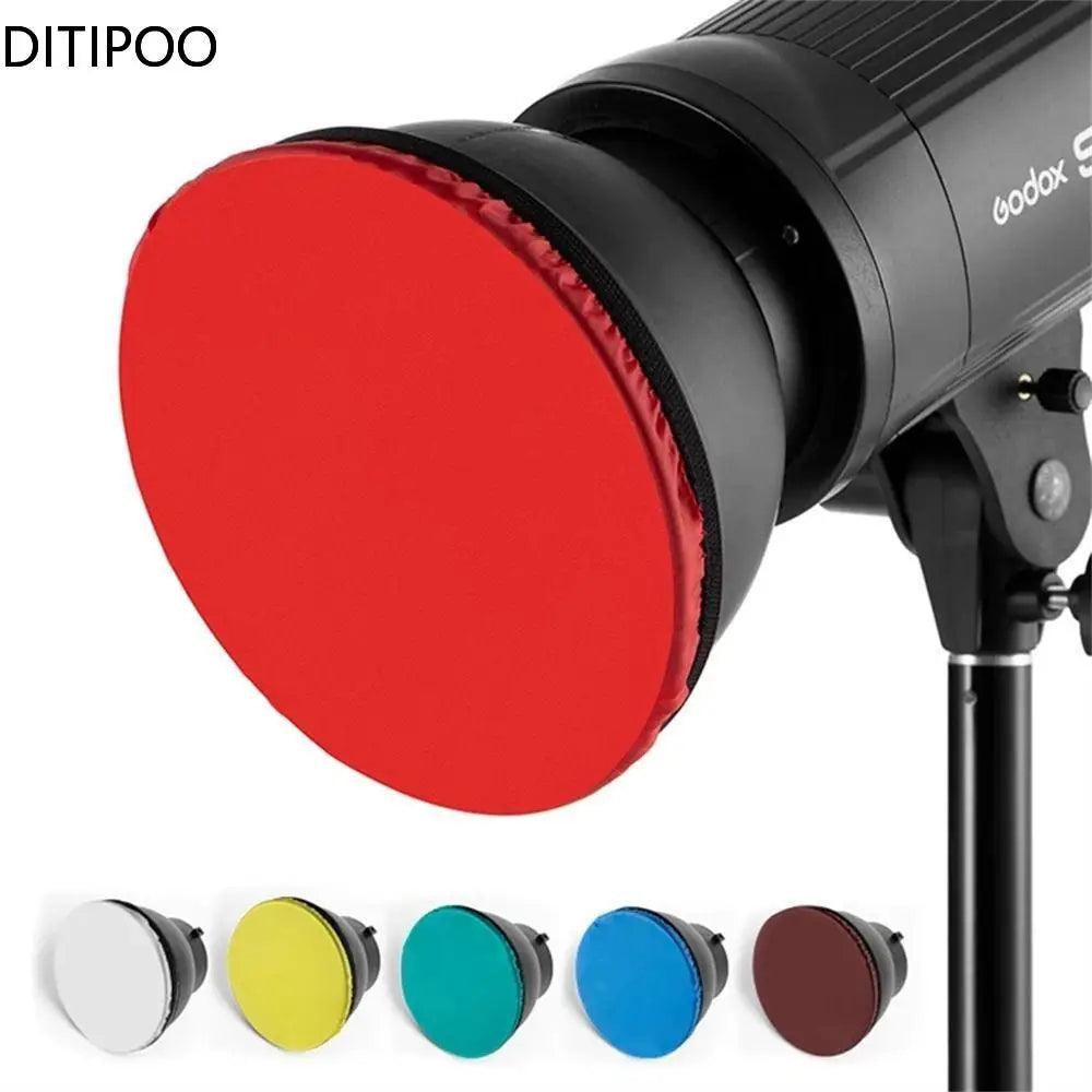 Soft Light Diffuser Sock 7" 18cm Soft Light Protective Cover Studio Strobe Bowen Mount Standard Reflector Photography Flash 55 ° Oasis Select