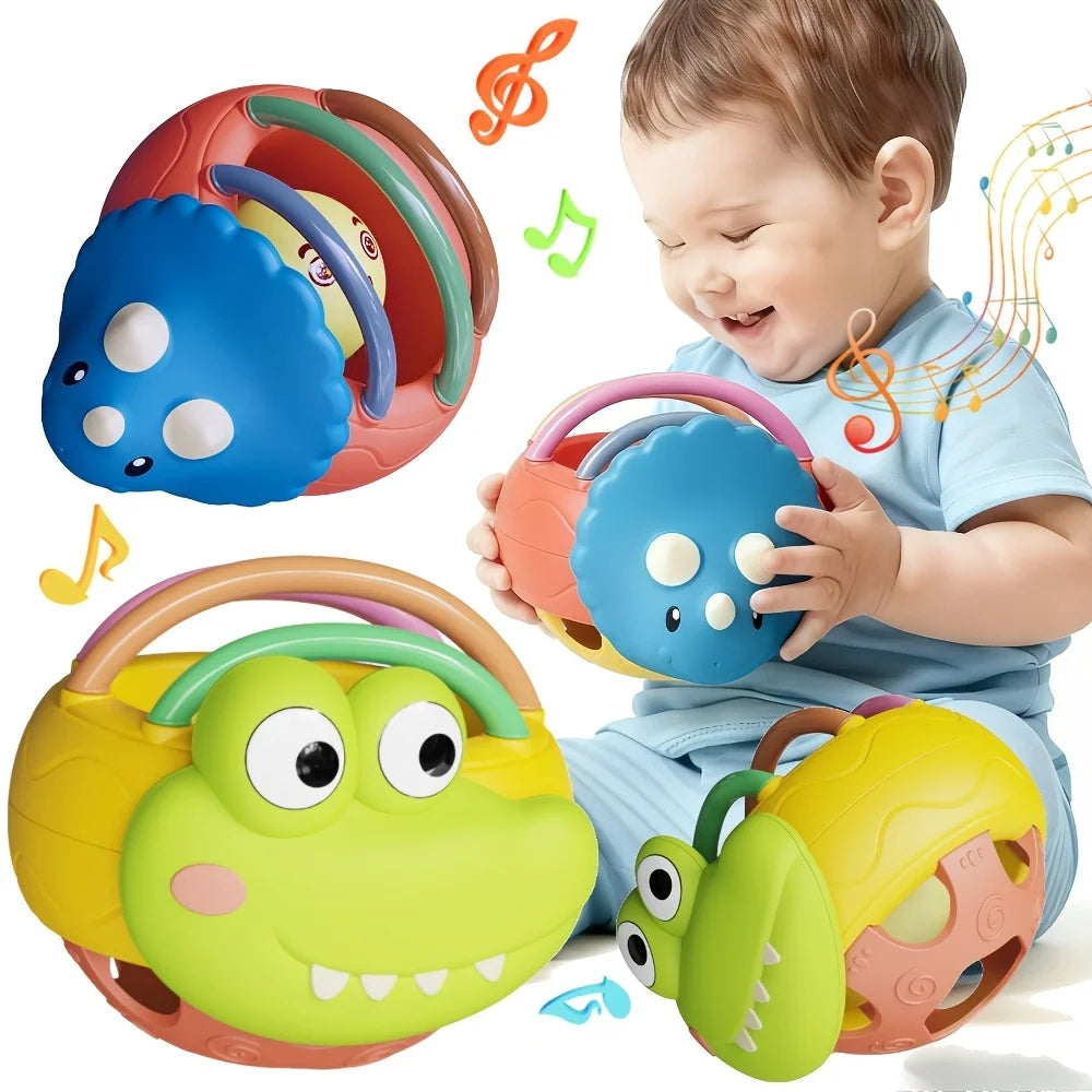 Cute And Interesting Hand-Held Baby Rattle, ABS Material, Color Festival Can Send Birthday Gifts, Christmas, Easter Oasis Select