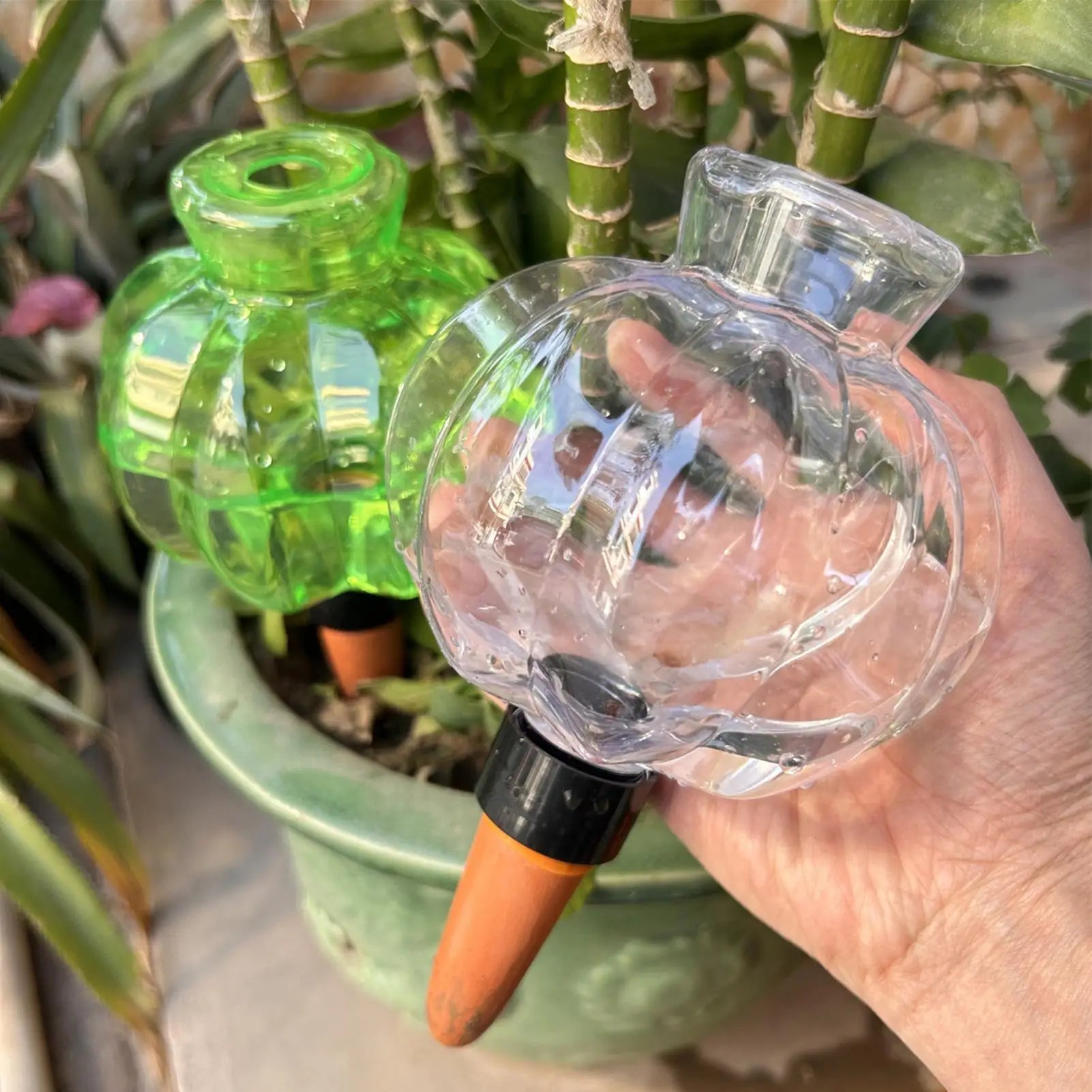 Self Watering Automatic Drip Irrigation System Watering Flower Plant Irrigation Device Creative Indoor Drip Home Garden Supplies Oasis Select
