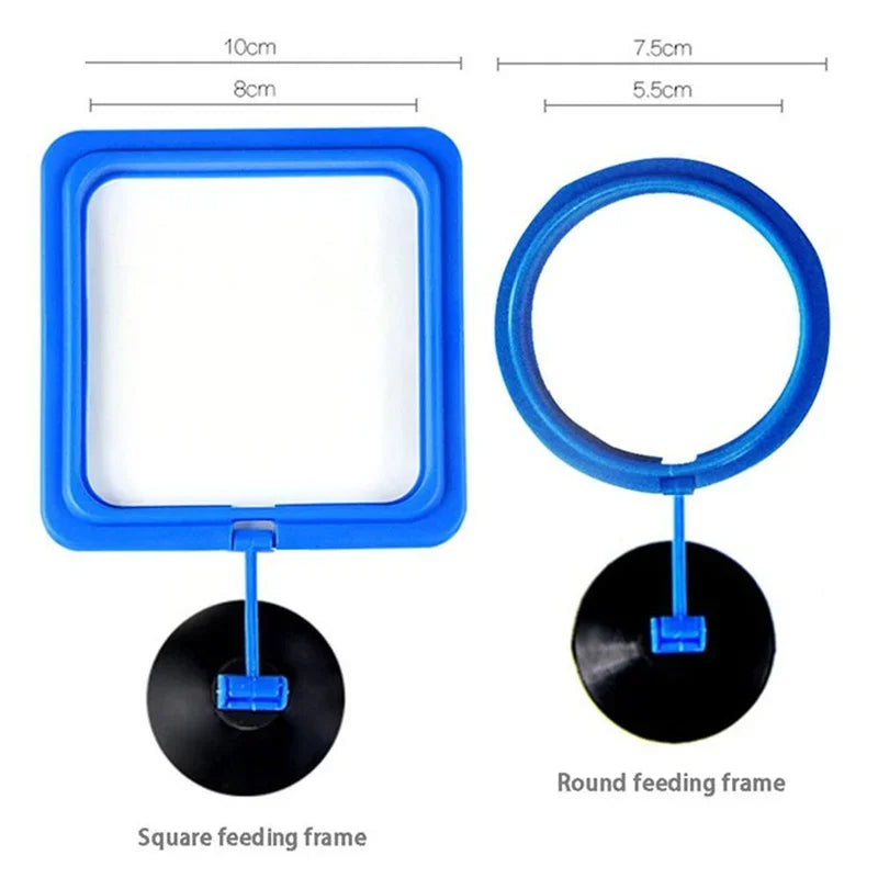 Aquarium Suction Cup Feeder Fish Tank Ring Feeder Fish Tank Station Floating Food Tray Feeder Fish Tank Accessory aquarium Oasis Select