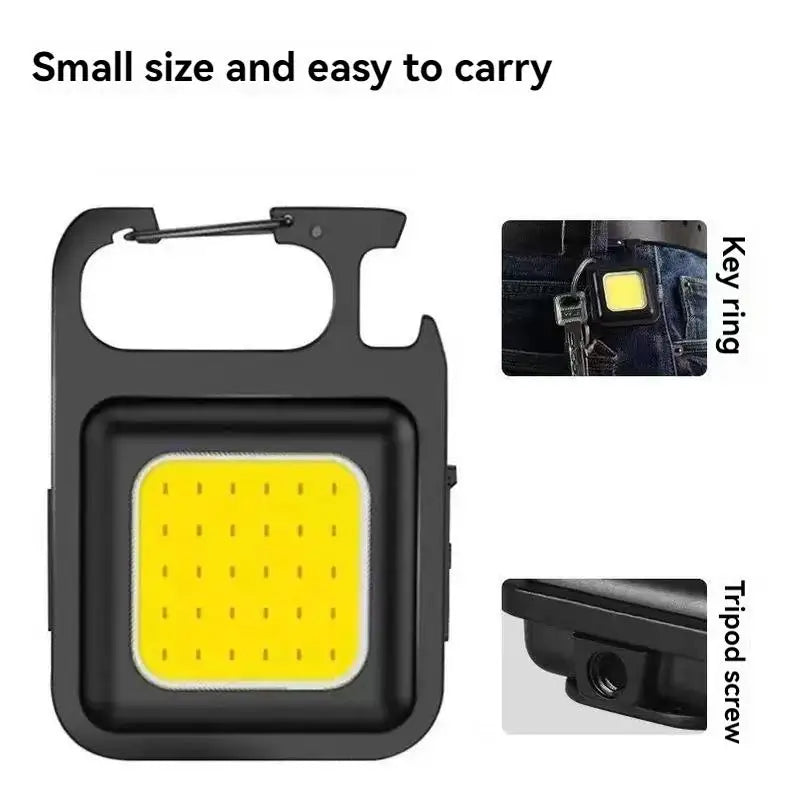 Rechargeable COB LED USB Headlamp Strong Magnetic Powerful Headlight Super Bright Waterproof Head Torch For Outdoor Fishing Oasis Select Orange