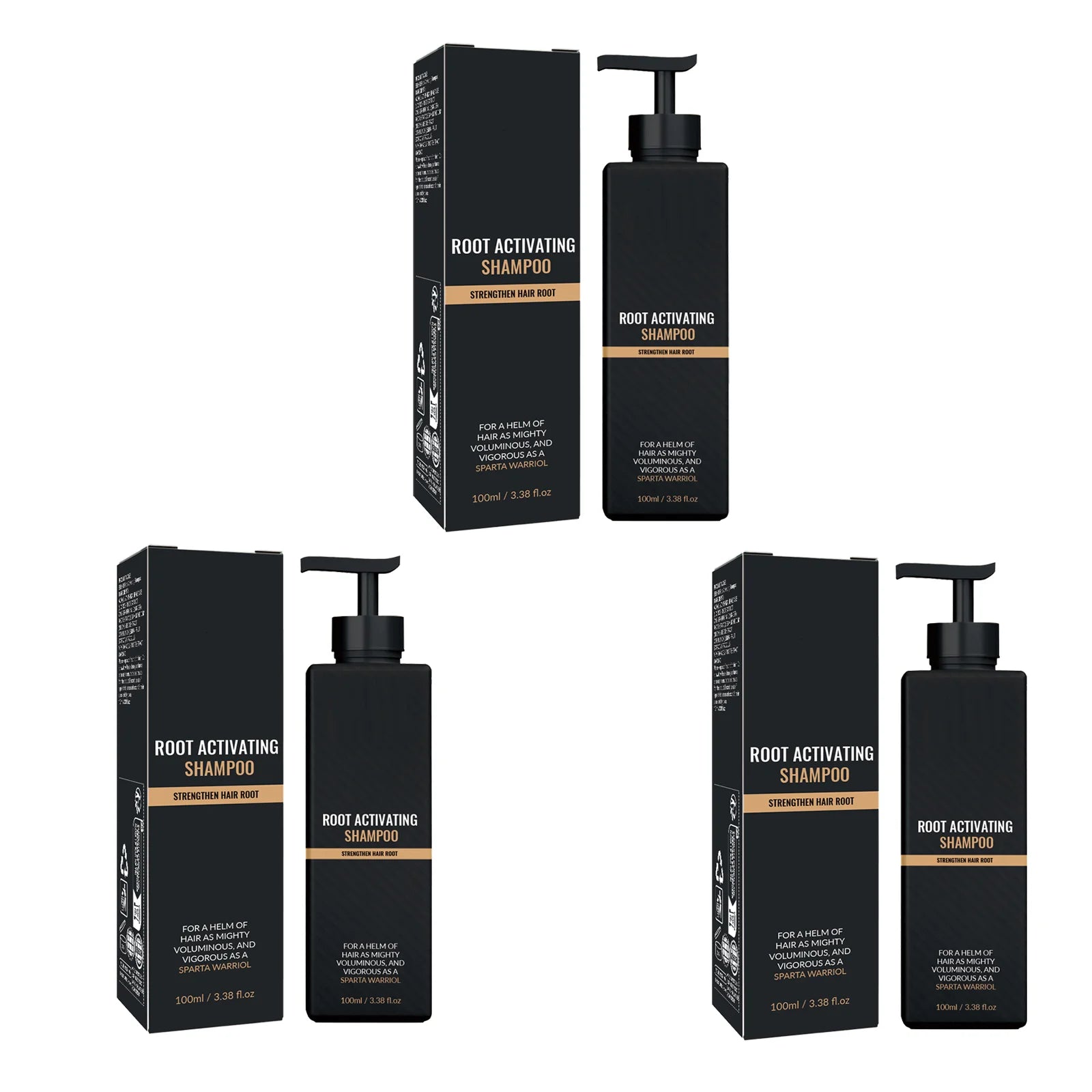 Volumizing Scalp Care Shampoo Deep Cleansing Ginger Extract Natural Formula Hair Strengthening Nourishing For Oily Hair All Type Oasis Select 3pcs
