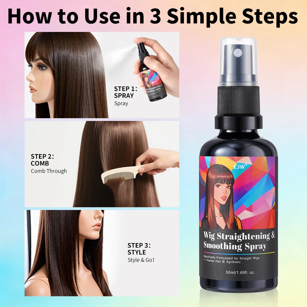 Wig Care Spray – Anti-Frizz for Synthetic & Natural Hair Wigs Wig Care Spray Oasis Select