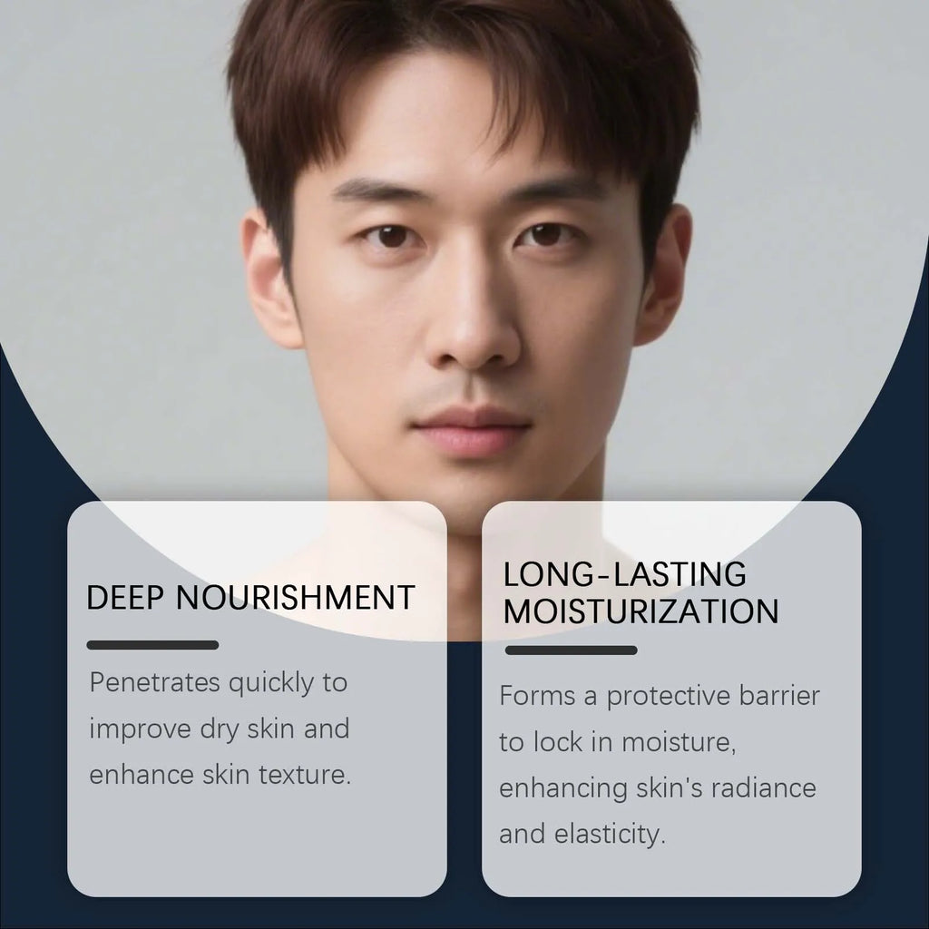 East Moon Men's Deep Moisturizing Cream Enhances Skin Elasticity Facial Aftershave Care Moisturizes Eye Area Multi-purpose Cream Oasis Select