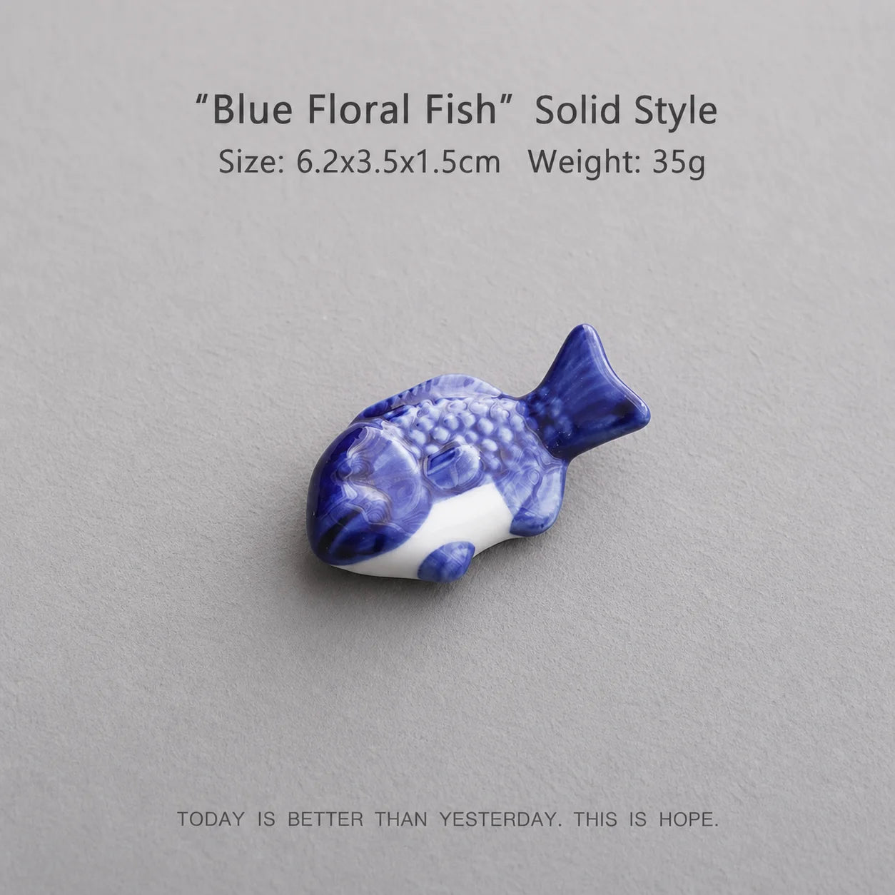 Ceramic Fish Chopstick & Pen Holder – Decorative Desk Ornament