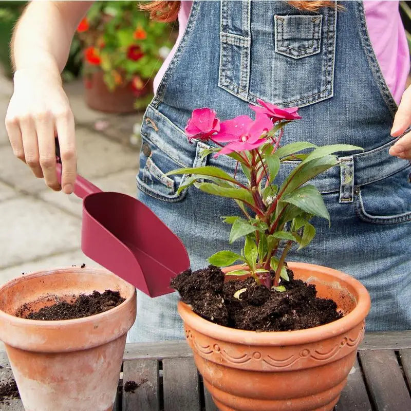 Garden Spade Lightweight Portable PP Succulent Tools Sturdy Non-Slip Comfortable Grip Cat Litter Spades For Indoor Planting Oasis Select
