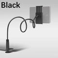 Portable 360° Rotation Mobile Phone Holder Stand Flexible Lazy Bed Desktop Bracket Flat bracket Stand Base For iPhone Samsung Oasis Select Black
