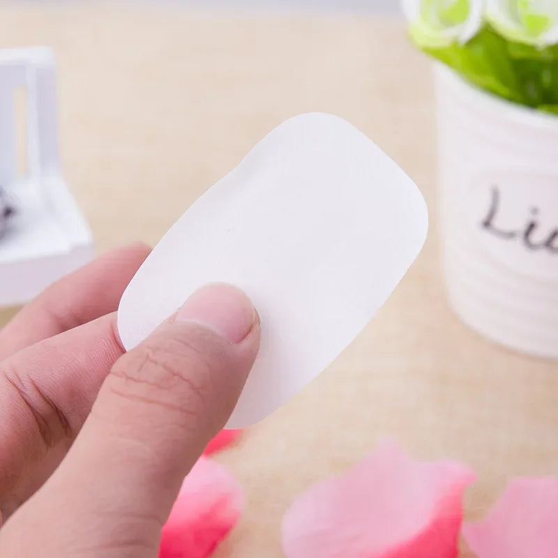 20PCS Portable Soap Paper Disposable Soap Paper Flakes Washing Cleaning Hand for Kitchen Toilet Outdoor Travel Camping Hiking Oasis Select