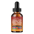 Cayenne Pepper Liquid Drops – D3 K2, Turmeric & Ginseng Blend