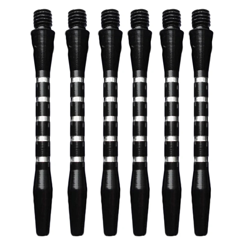 6Pcs Aluminum Throwing Darts 53mm Short Five-line Metal Darts Rod Thread Darts Darts Accessories Indoor Darts Sport Oasis Select A