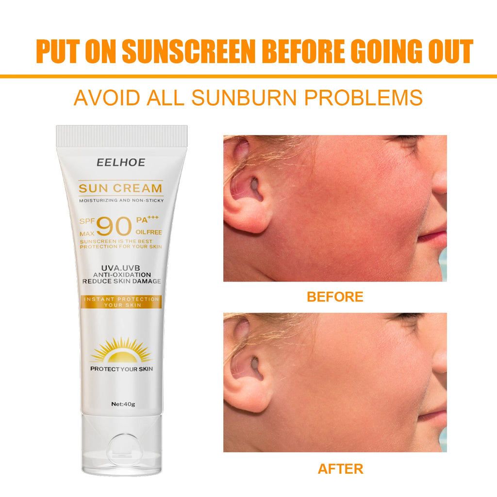 Eelhoe SPF 90 Whitening Sunscreen Cream – Face & Body 40g