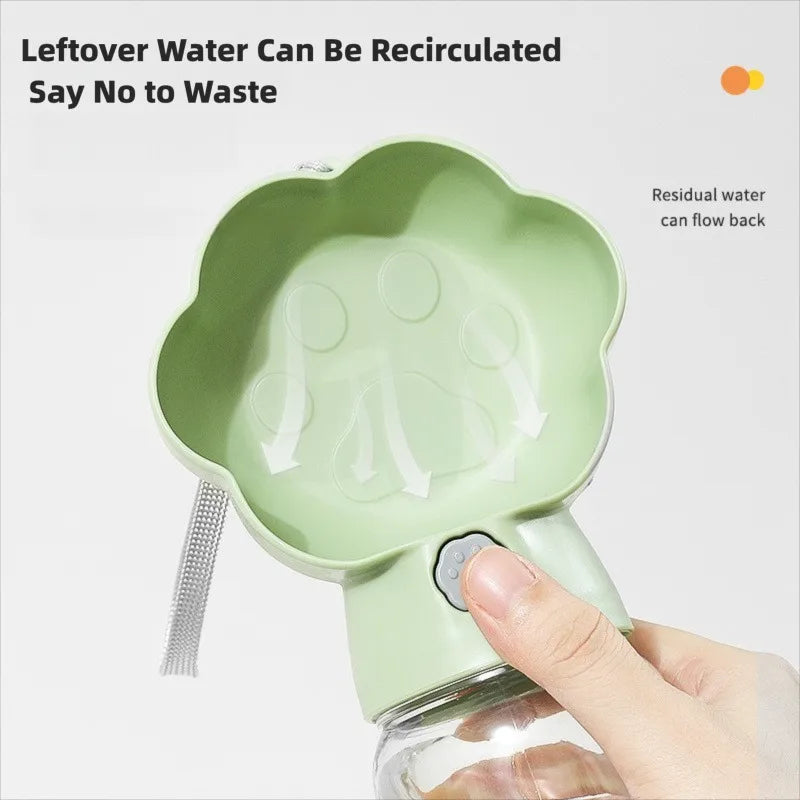 530ML Large Dog Water Bottle For Small Big Dogs Portable Travel Pet Drinking Bottle Water Container Puppy Cat Drinker Feeder Oasis Select