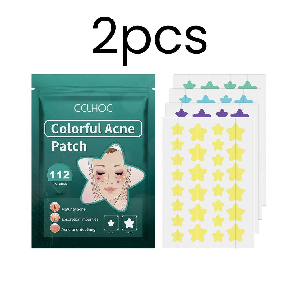 EELHOE Star Acne Patches – 112 Tea Tree Pimple Patches Acne Pimple Patches Oasis Select 2 Boxed