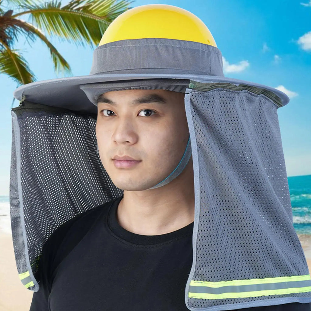 Hard Hat Visor Hard Hat Sunshade Construction Sun Protection Breathable Cooling Safety Helmets Accessories for Material Handling Oasis Select