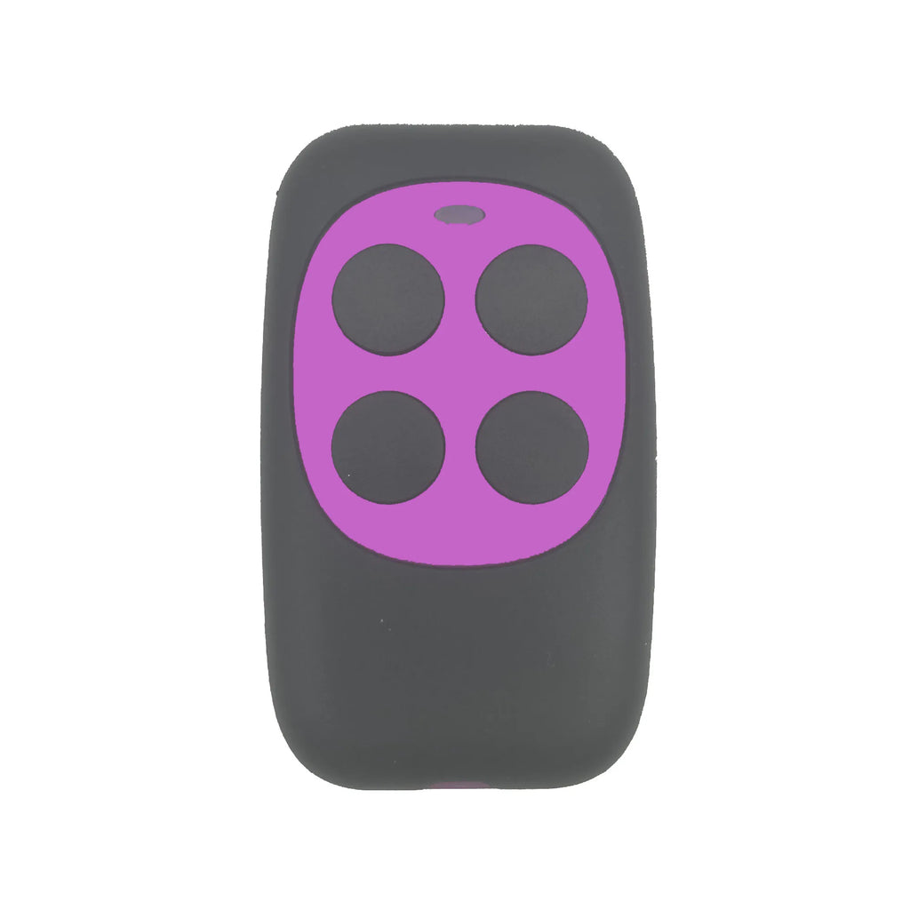 433Mhz 4 Keys Colorful Remote Control RF Wireless Copy Code Remote Electric Cloning Gate Garage Door Auto Keychain for Home Oasis Select PURPLE