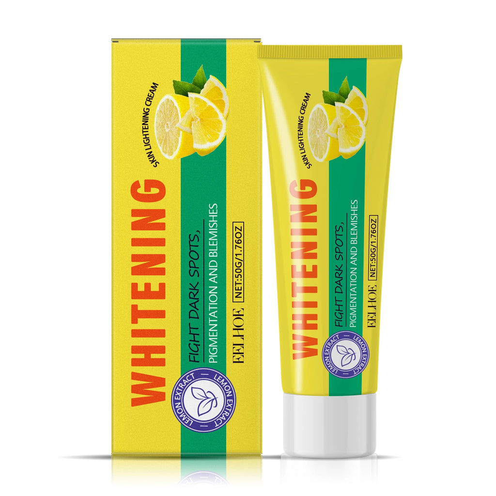 Lemon Brightening Body Lotion Gently Moisturizes Dry Skin Even Skin Tone Whitening Nourishing Lightening Body Cream Oasis Select 50g Boxed