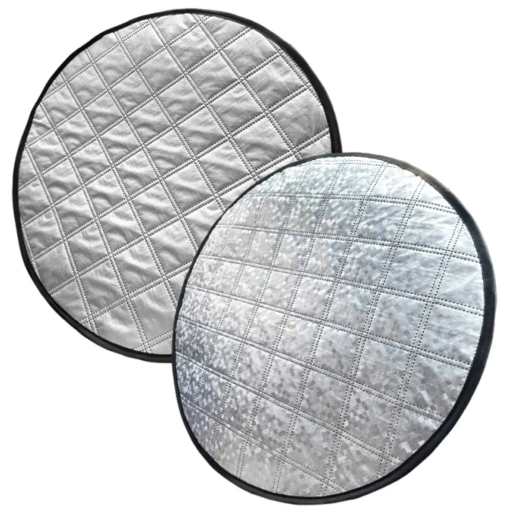 Car Steering Wheel Cover Heatproof Isolation Sun Protection Shade High-Temperature Resistant Car Steering Wheel Sun Block Oasis Select