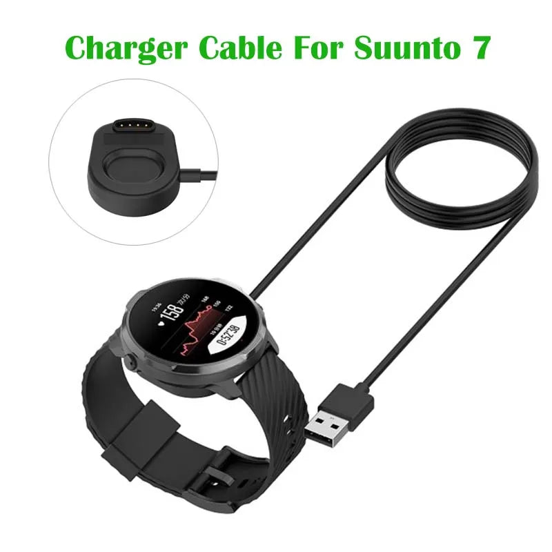 USB Charger Clip Cradle Cable for Suunto 7 Smartwatch Smartwatch Charger Cable Oasis Select