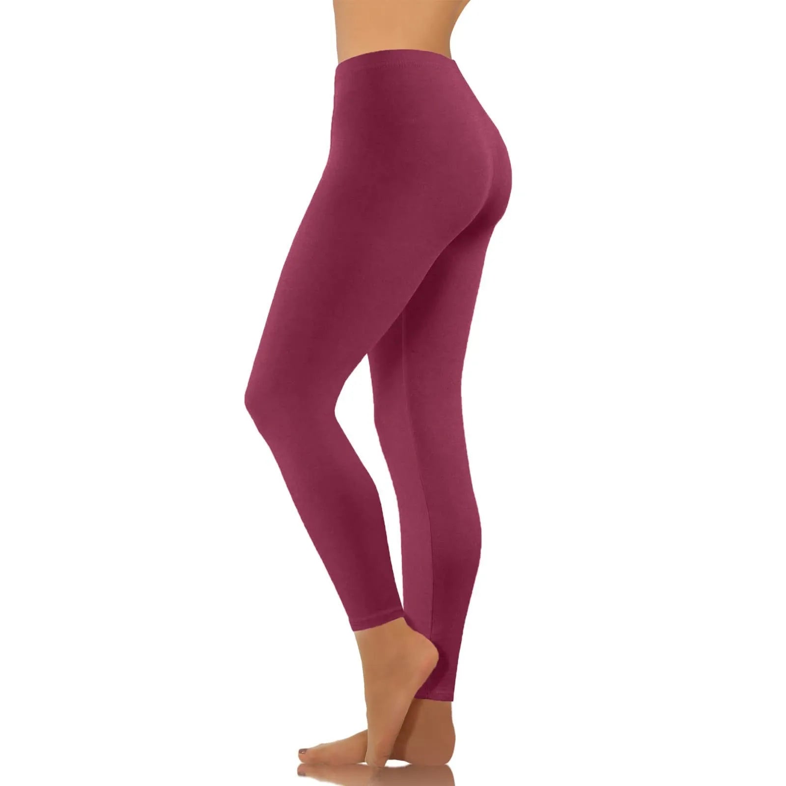 High Waist Yoga Leggings Seamless Push Up Sport Leggings Fitness Running Pants Solid Highly Elastic Underwear Bottoms Oasis Select