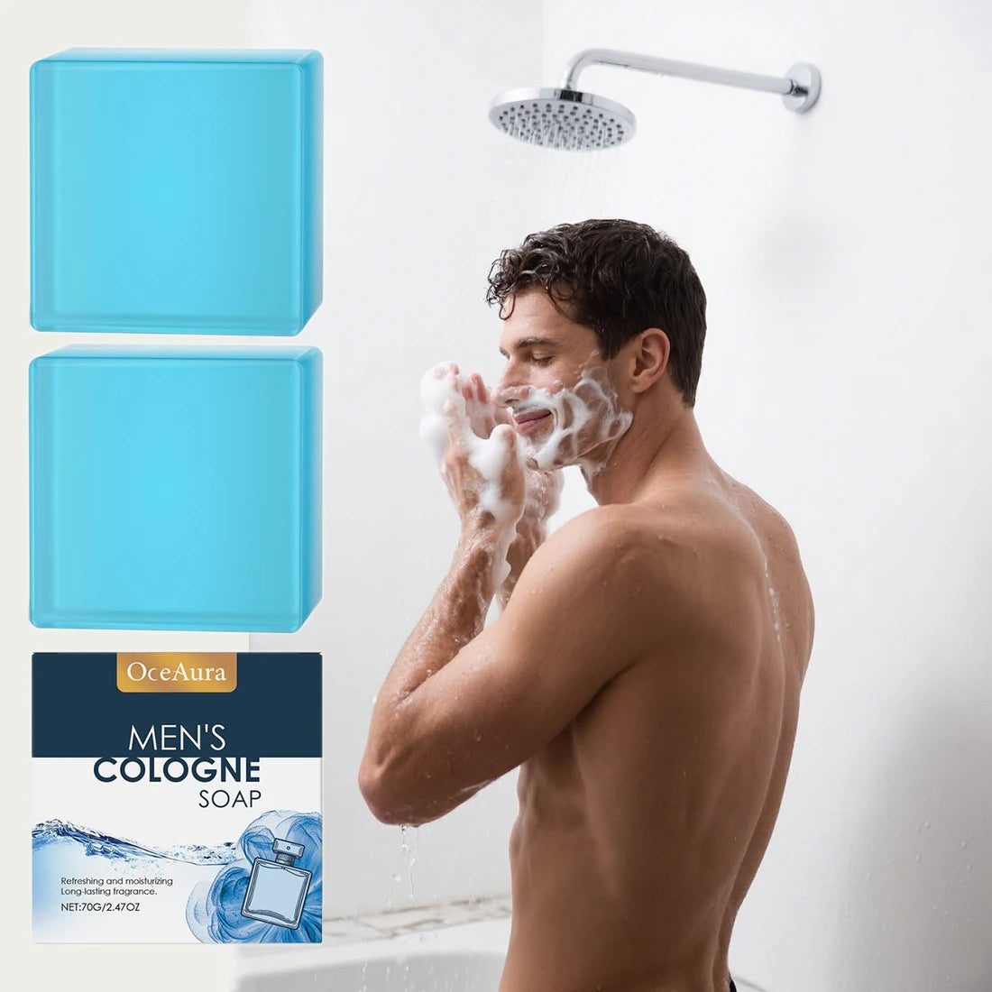Men's Natural Handmade Bar Soap – Cleansing & Moisturizing Men's Bar Soap Oasis Select
