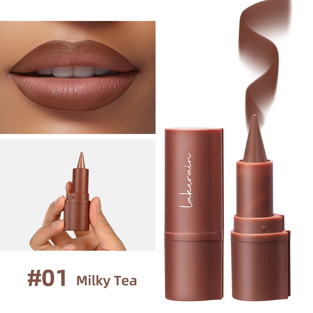 Gradient Lip Liner Lipstick Long Lasting Waterproof Matte Makeup Non Sticky Contouring Tint Lip Liner Crayon Lip Cosmetics Oasis Select 1 Milky Tea
