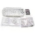 Full Replacement Housing Shell Kit for PSP 3000 Console Complete Case Cover With Buttons Screws DIY Repair Parts for PSP3000 03 Oasis Select transparent