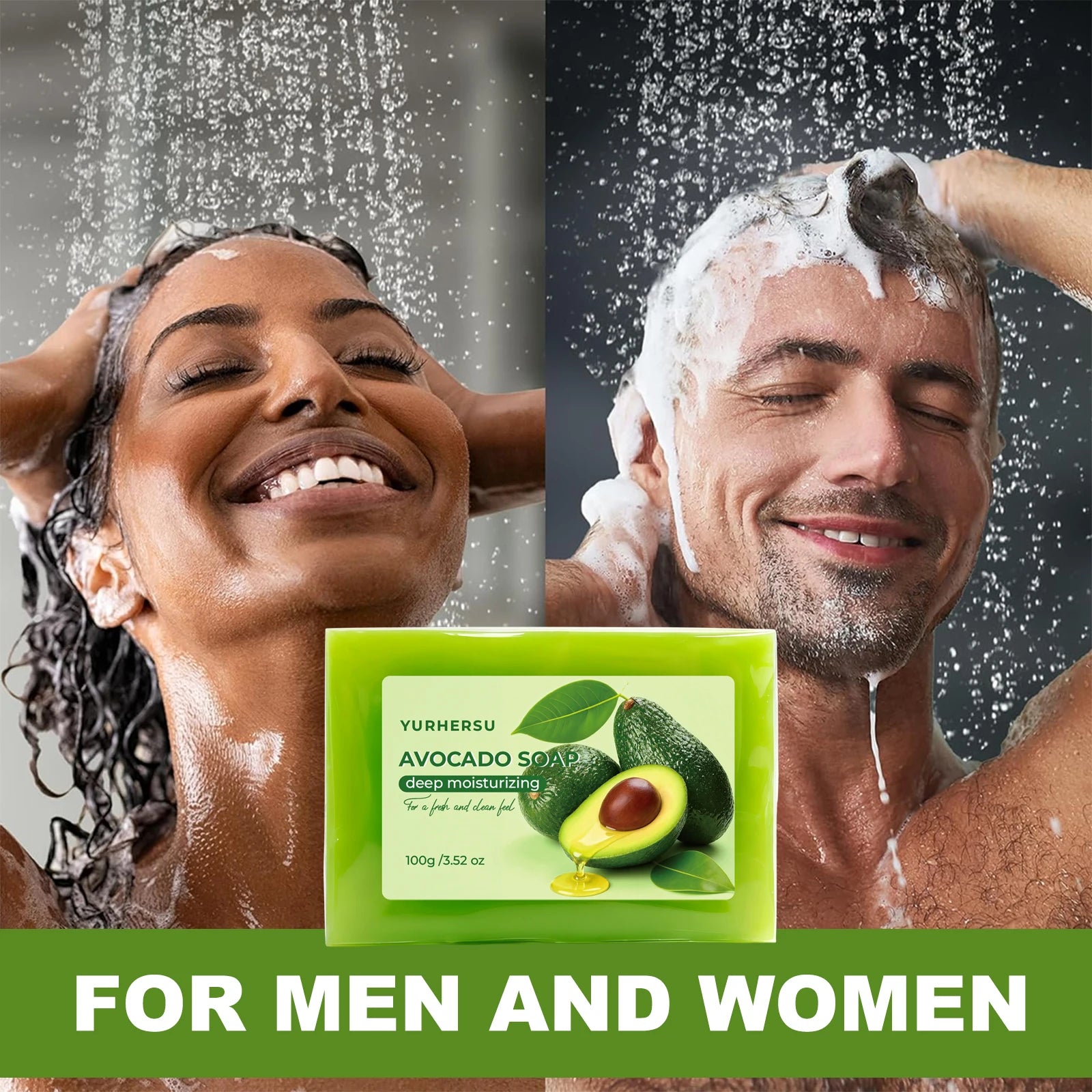 Organic Avocado Extract Soap – Hydrating Brightening Body Bar Handmade Soap Bar Oasis Select