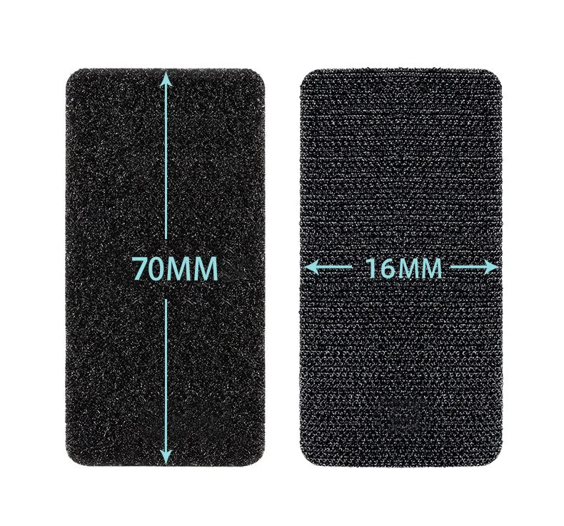 Self-Adhesive Fastener Tape Extra Strong Home Carpet Fixing Sticker Auto Adhesive Fixing Double Side Hook-and-loop Fastener Oasis Select 16X70MM 10pair