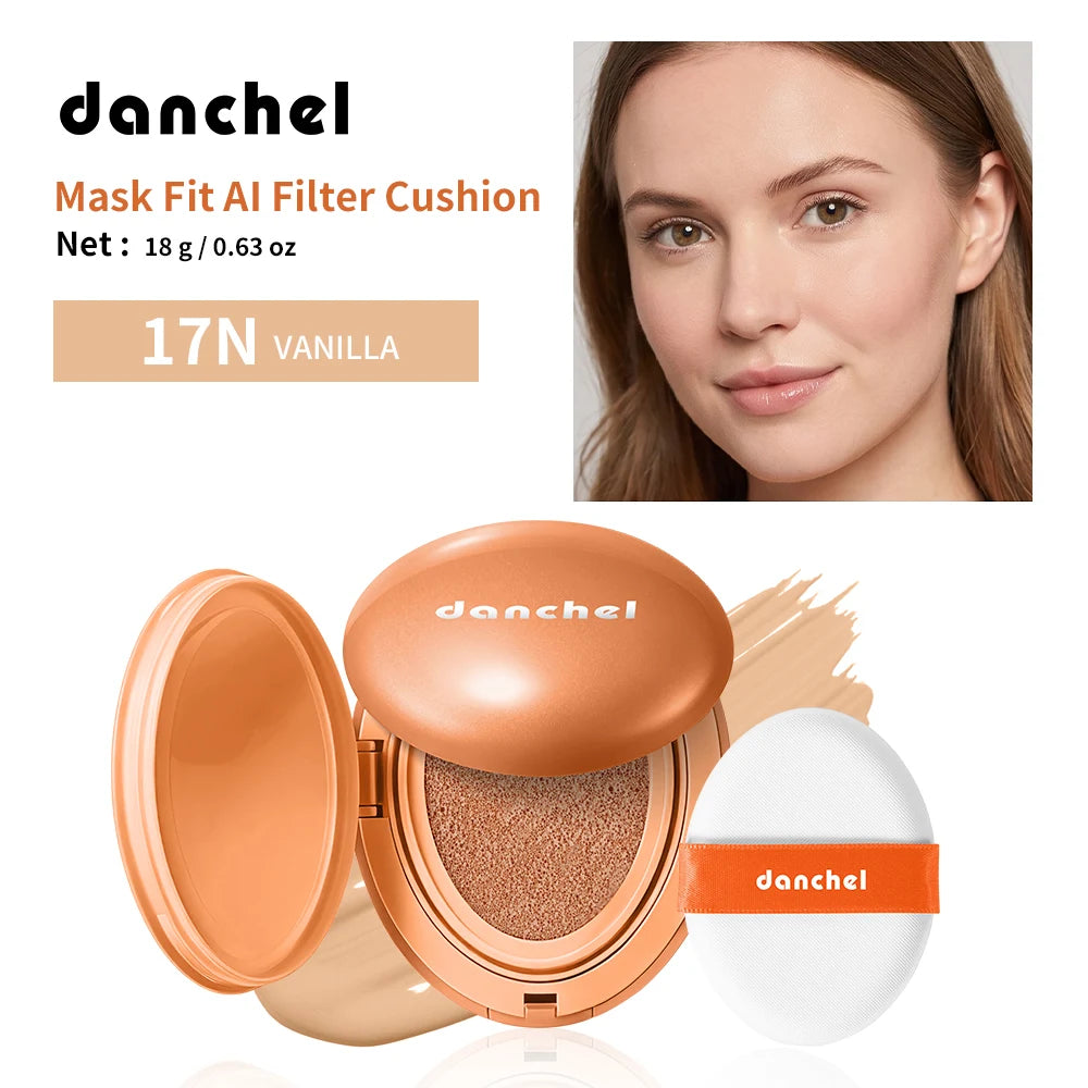 Collagen Air Cushion CC Cream Long-Lasting Hydration Buildable Coverage Foundation Natural Light Brightening Effect Face Makeup Oasis Select 17N
