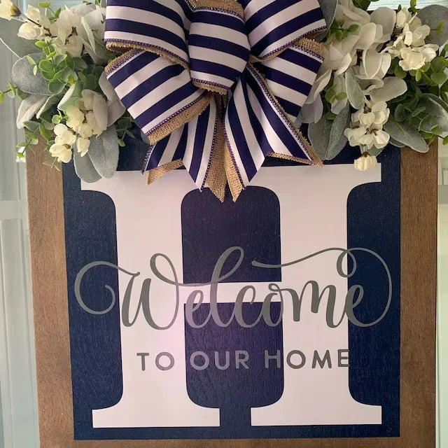 26-letter Personalized Front Door Decoration Door Hangings Layout Props Wooden Crafts Pendants Oasis Select