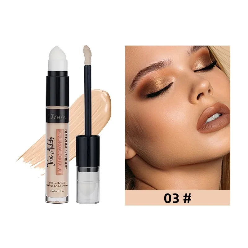 Waterproof Liquid Foundation Concealer Pen Cover Dark Spots Acne Marks Long Lasting Essential Beauty Tool Makeup Pencil Oasis Select